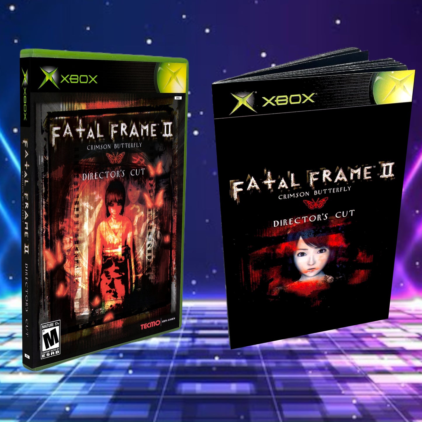 Fatal Frame 2 Crimson Butterfly Cover Art + Manual for Xbox