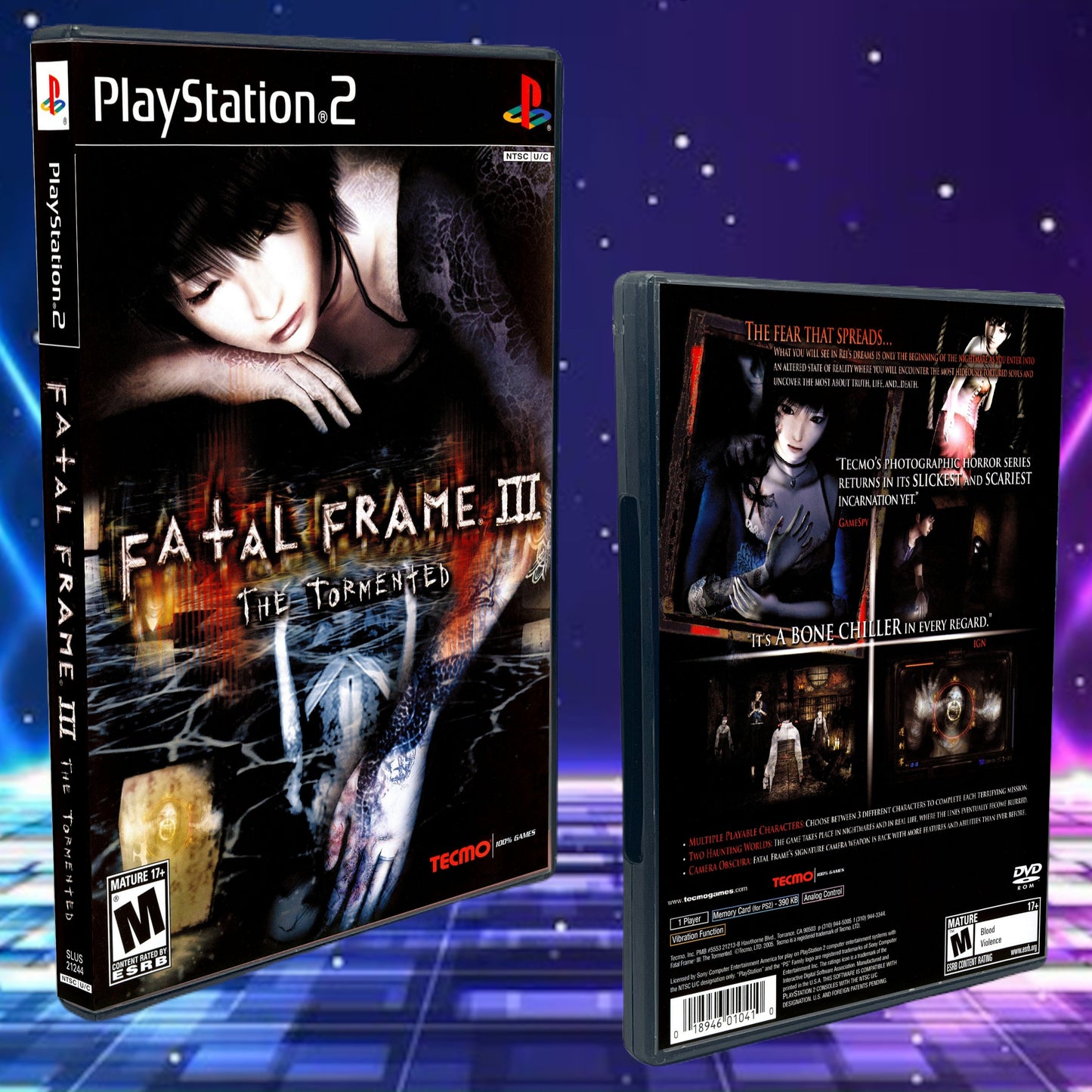 Fatal Frame The Tormented PS2 Custom Cover art