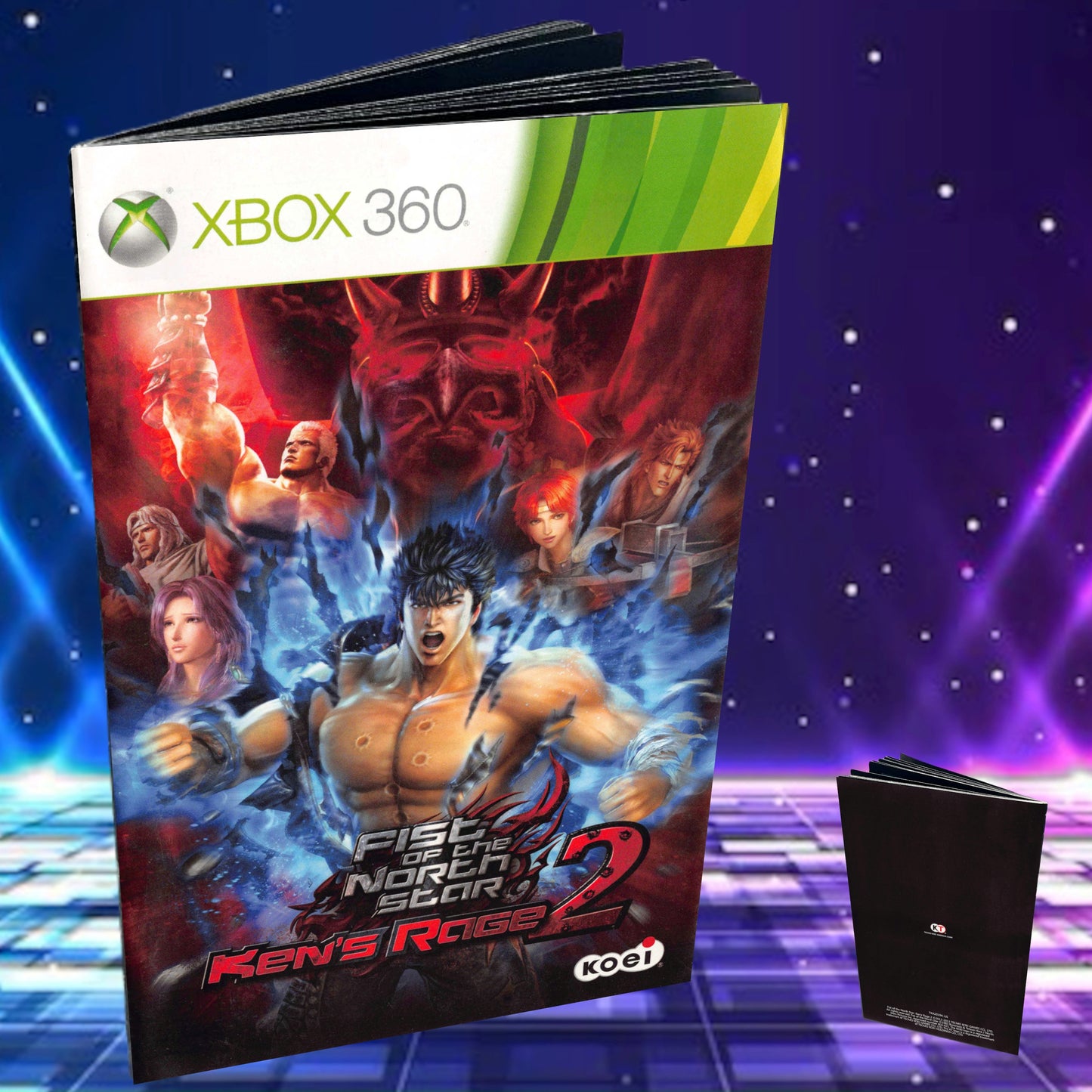 Fist of the North Star Ken's Rage 2 Xbox 360 Custom Manual