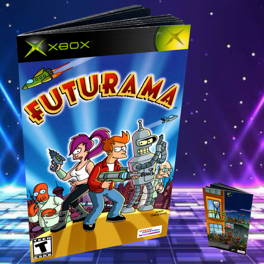 Futurama Xbox Custom Manual