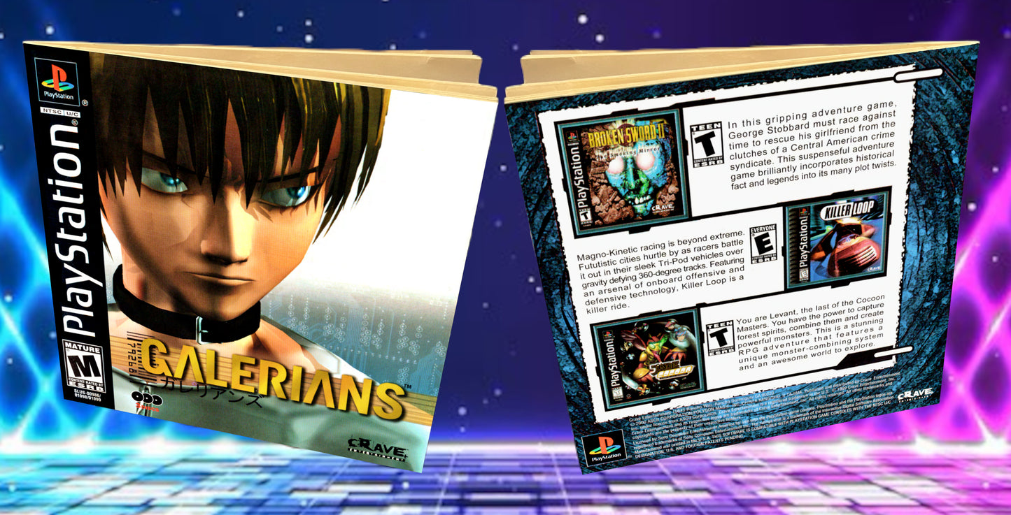 Galerians PS1 Custom Manual