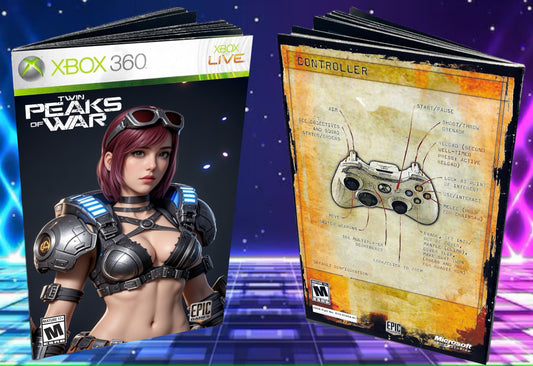 Gears of War 1 - Twin Peaks of War edition Xbox 360 Custom Manual
