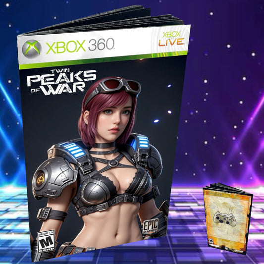 Gears of War 1 - Twin Peaks of War edition Xbox 360 Custom Manual