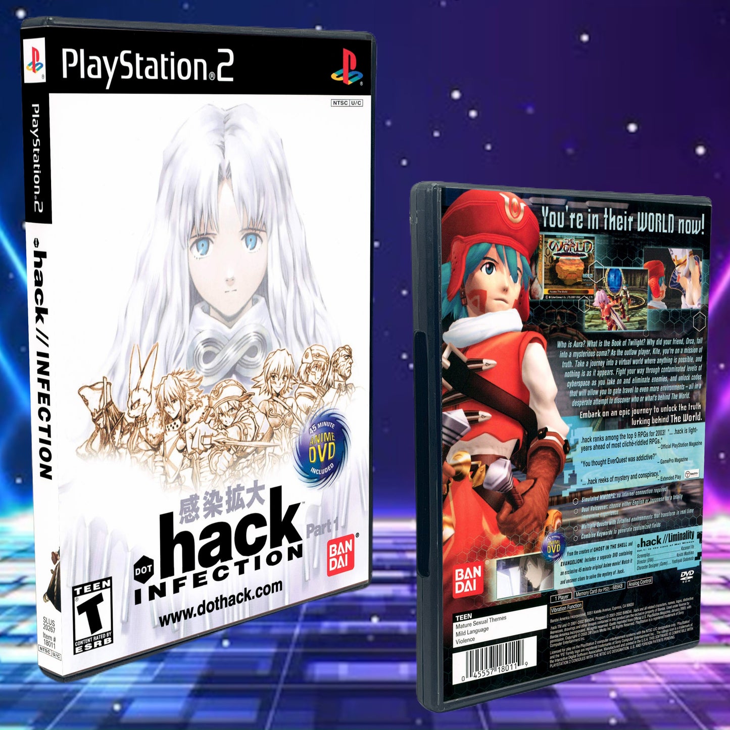 Dot Hack Part 1 Infection PS2 Custom Cover art