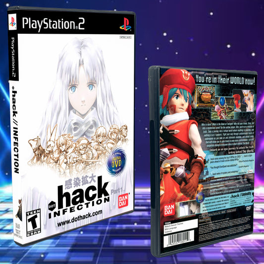 Dot Hack Part 1 Infection PS2 Custom Cover art