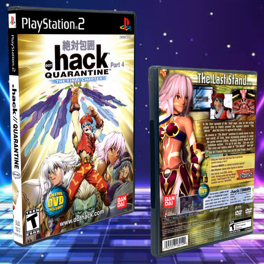 Dot Hack Part 4 Quarantine PS2 Custom Cover art