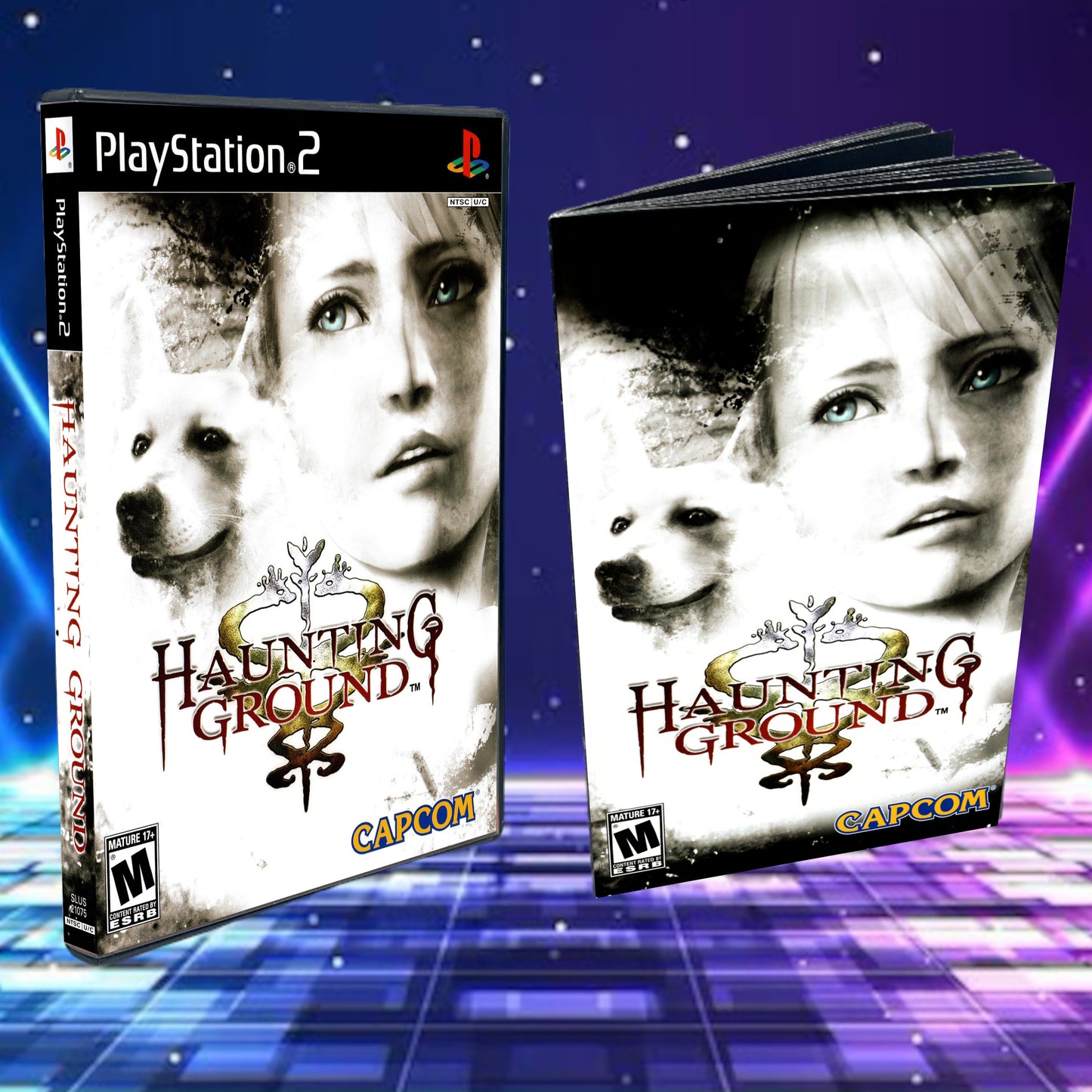 Haunting Ground Cover Art + Manual + PS2 Style Case