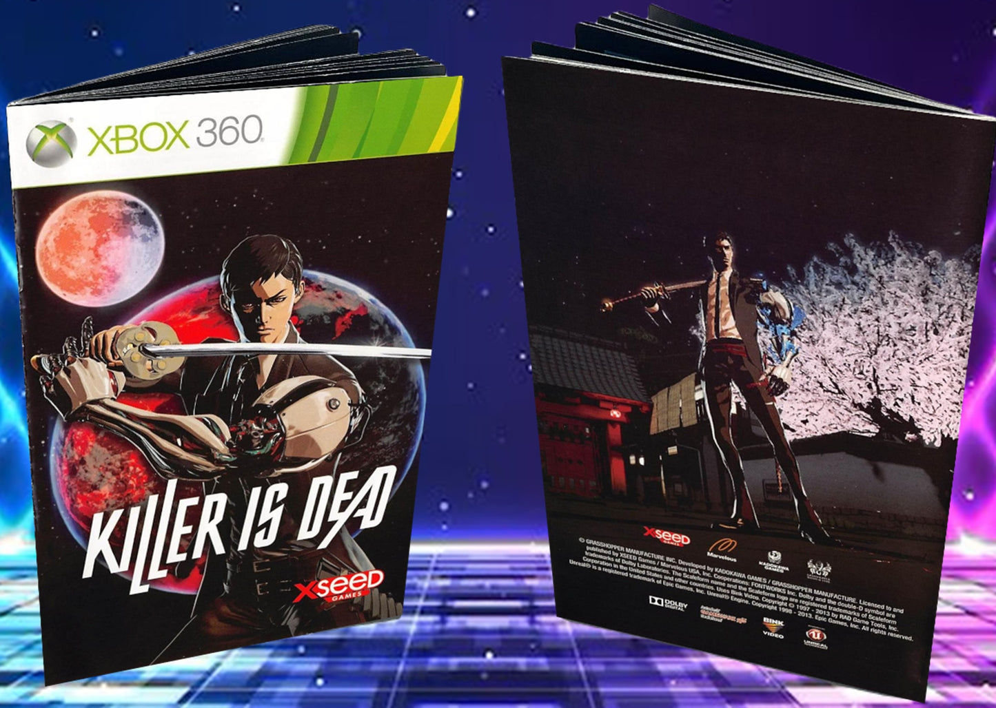 Killer is Dead Xbox 360 Custom Manual