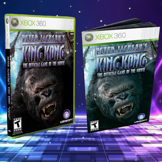 King Kong Cover Art + Manual for Xbox 360