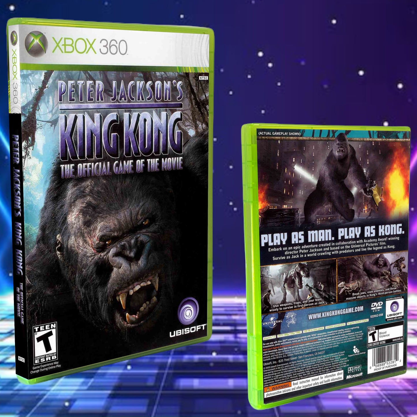 King Kong Xbox 360 Custom Cover Art