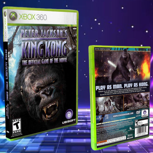 King Kong Xbox 360 Custom Cover Art