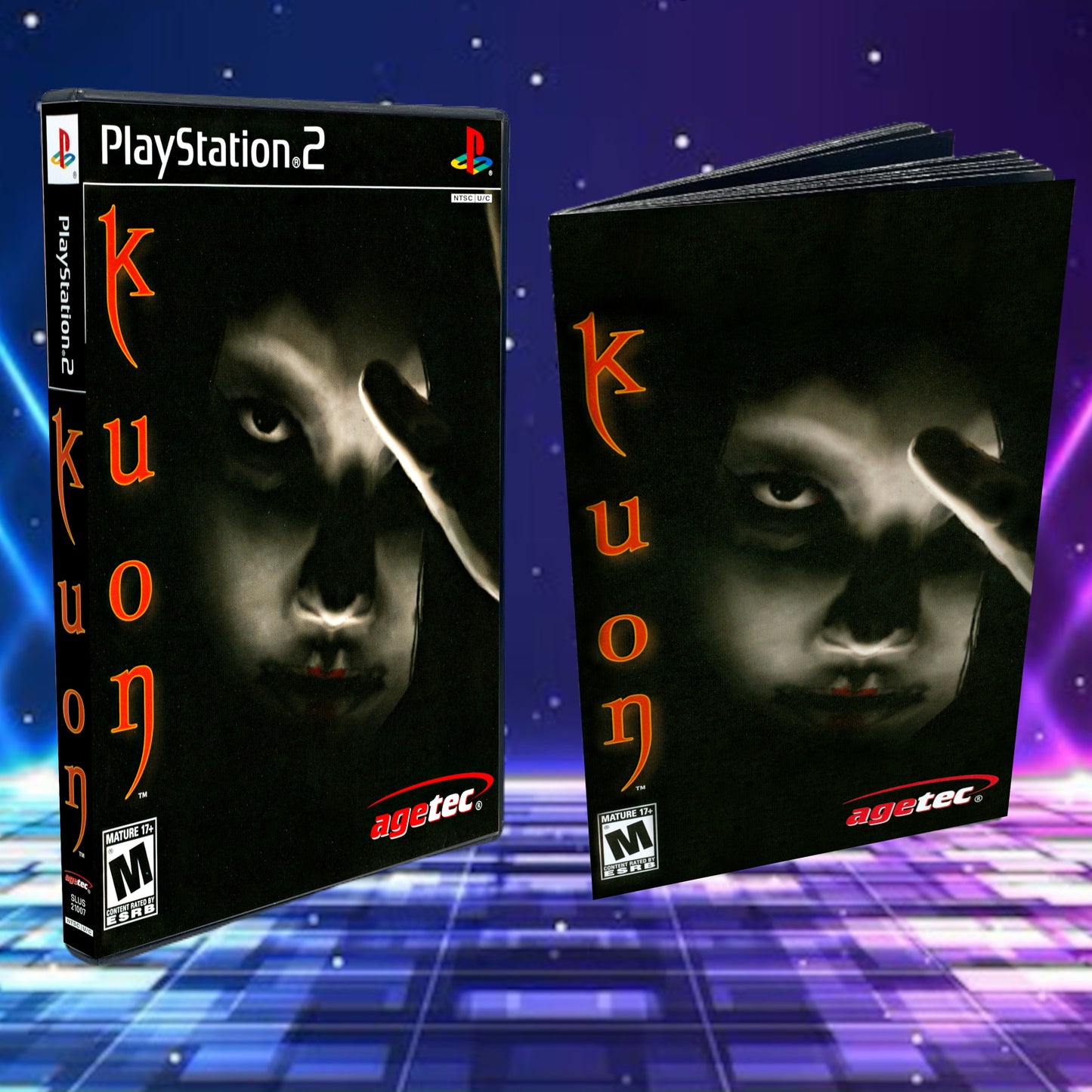 Kuon Cover Art + Manual + PS2 Style Case