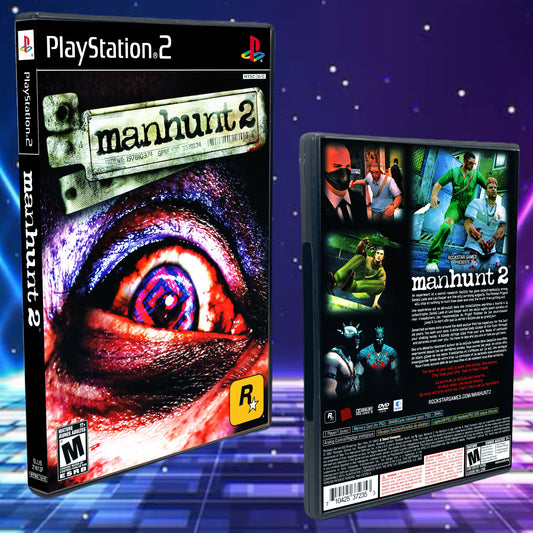 Manhunt 2 PS2 Custom Cover art