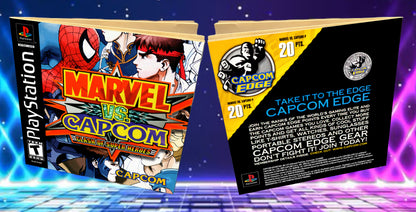 Marvel vs Capcom PS1 Custom Manual