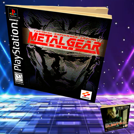 Metal Gear Solid PS1 Custom Manual