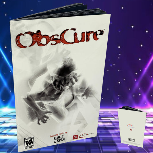 Obscure PS2 Custom Manual