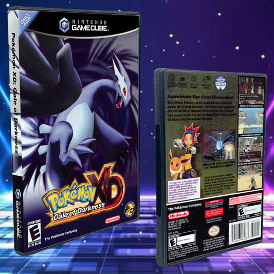 Pokemon Gale of darkness GameCube Custom Cover Art