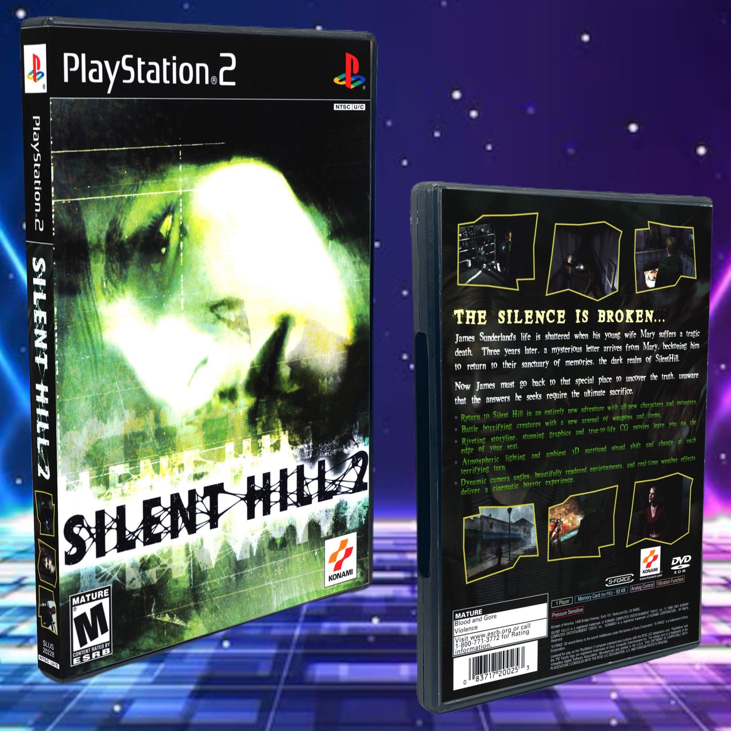 Silent Hill 2 PS2 Custom Cover art
