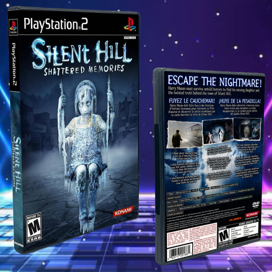 Silent Hill Shattered Memories PS2 Custom Cover art