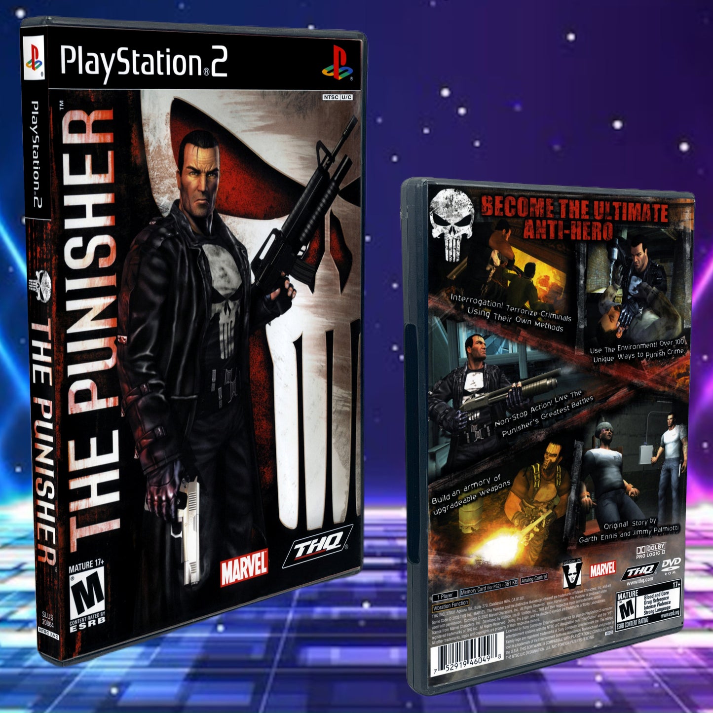 The Punisher PS2 Custom Cover art