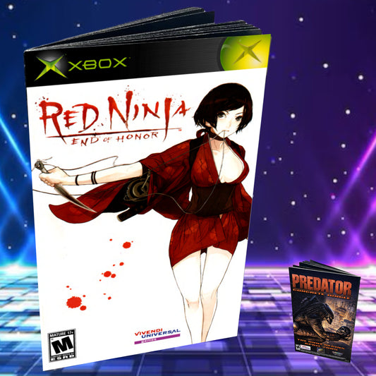 Red Ninja End of Honor Xbox Custom Manual