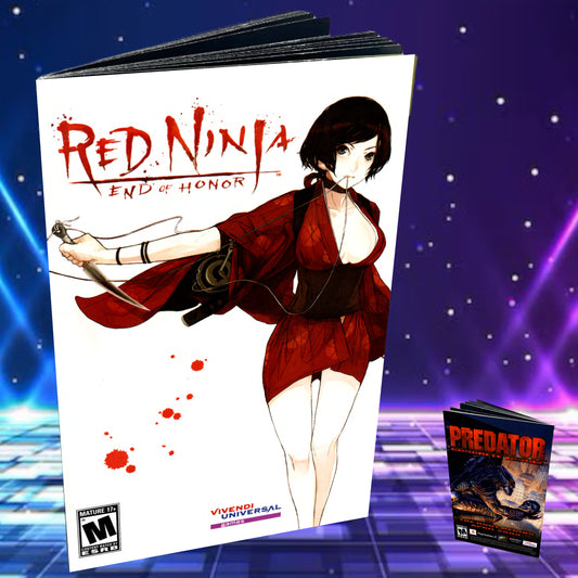 Red Ninja End of Honor PS2 Custom Manual