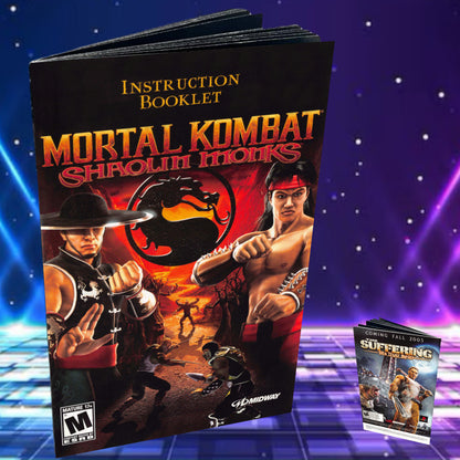 Mortal Kombat Shaolin Monks PS2 Custom Manual