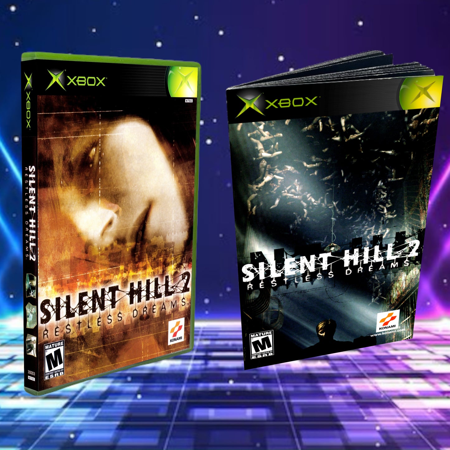 Silent Hill 2 Cover Art + Manual for Xbox