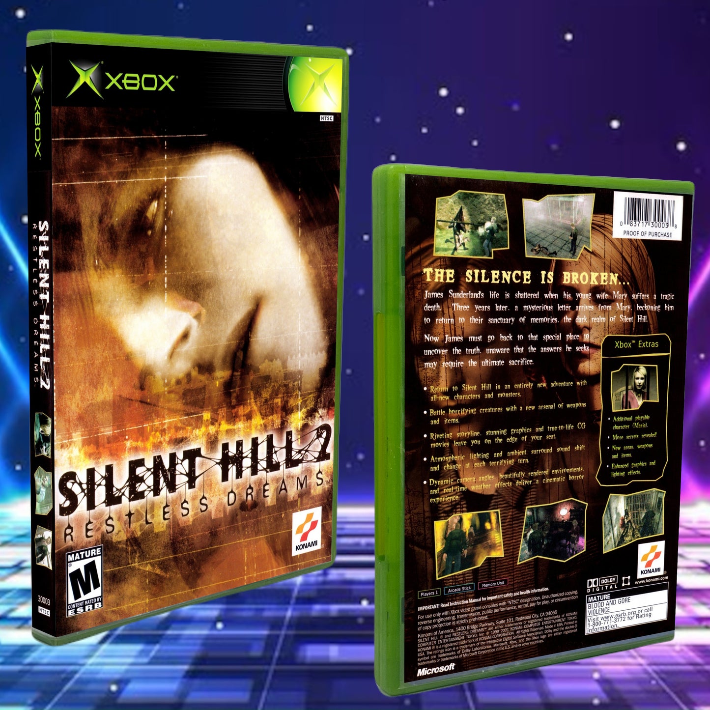 Silent Hill 2 Xbox Custom Cover Art