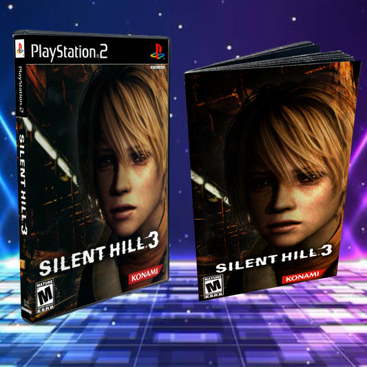 Silent Hill 3 Cover Art + Manual + PS2 Style Case
