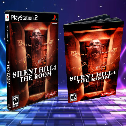 Silent Hill 4 The Room Cover Art + Manual + PS2 Style Case