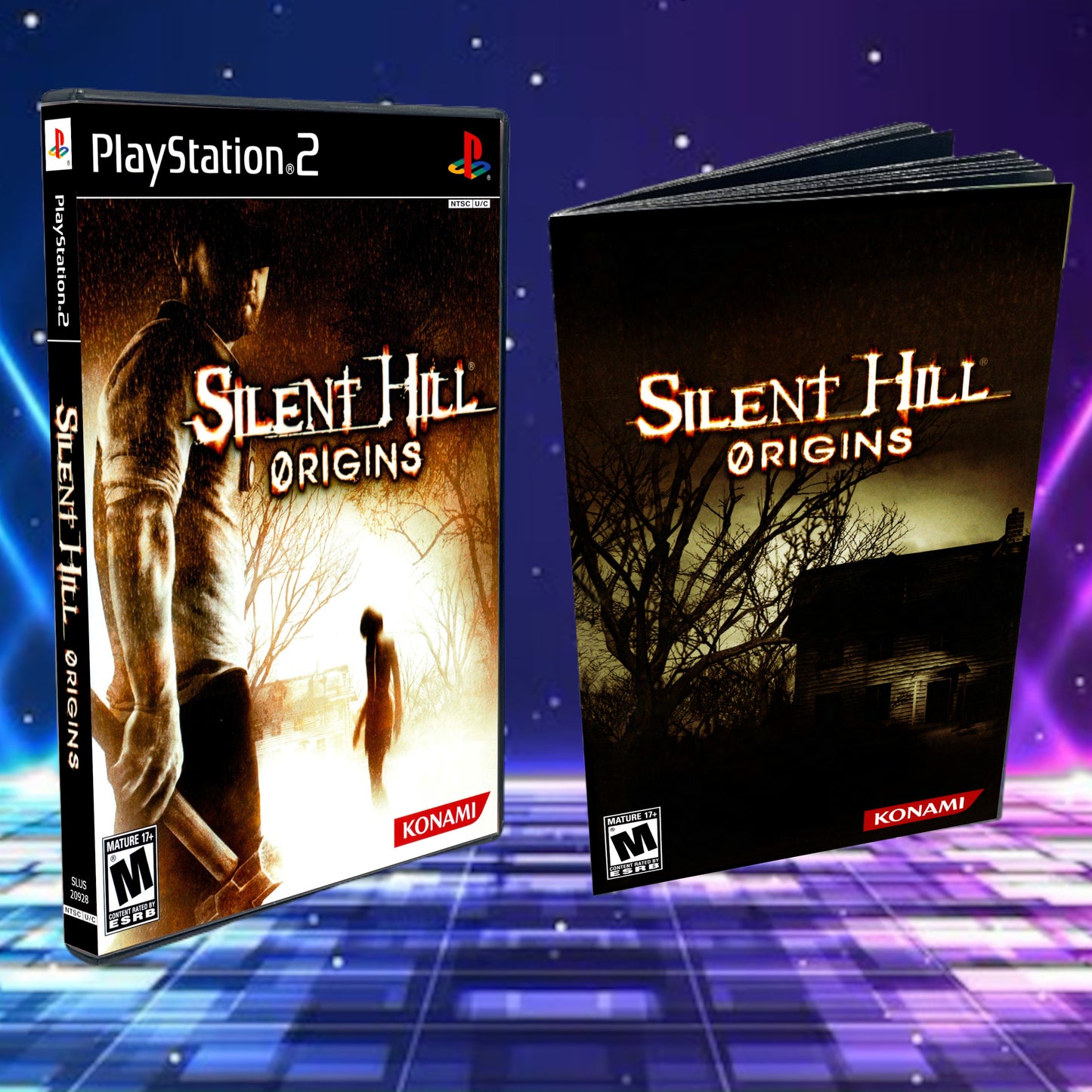 Silent Hill Origins Cover Art + Manual + PS2 Style Case