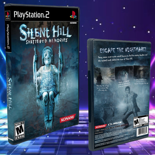 Silent Hill Shattered Memories PS2 Custom Cover art