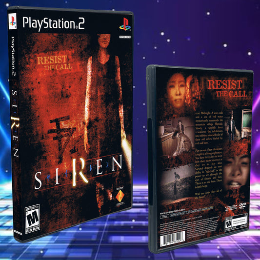 Siren PS2 Custom Cover art