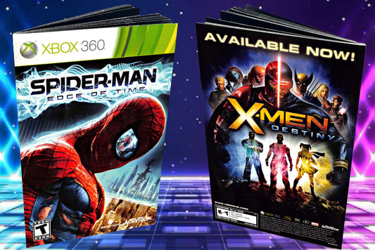 Spider Man Edge of Time Xbox 360 Custom Manual