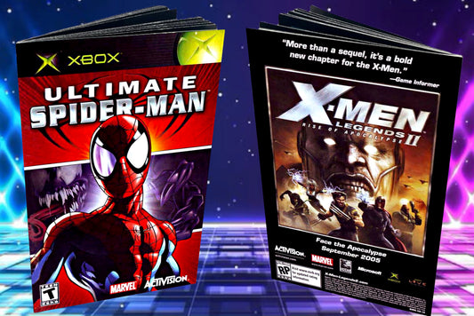 Ultimate Spider Man Xbox Custom Manual