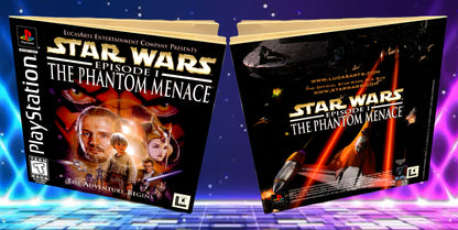Star Wars Episode 1 PS1 Custom Manual, Special Bonus Graphic Removed