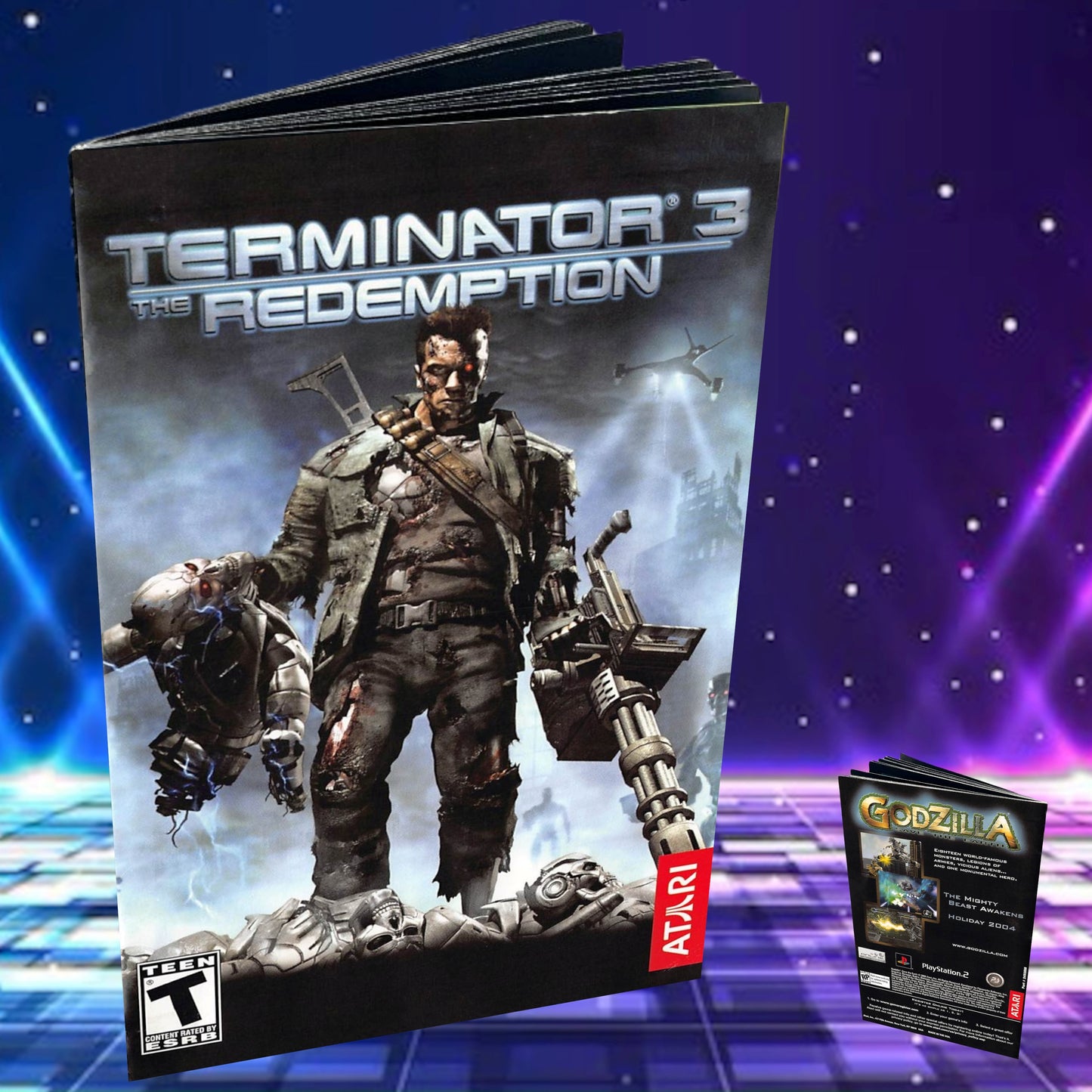 Terminator 3 The Redemption PS2 Custom Manual