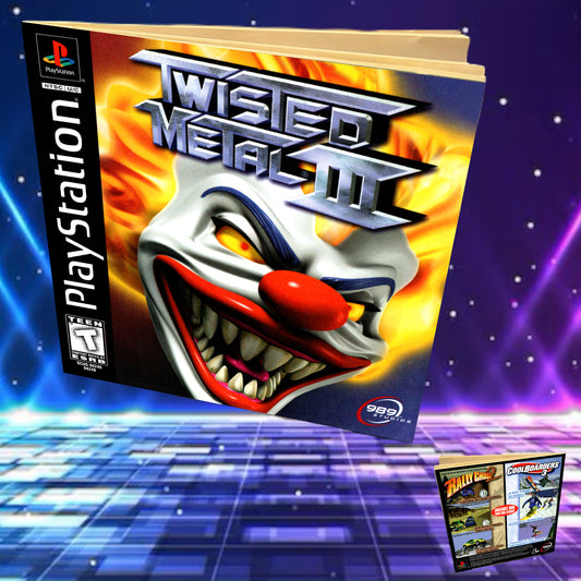 Twisted Metal 3 PS1 Custom Manual