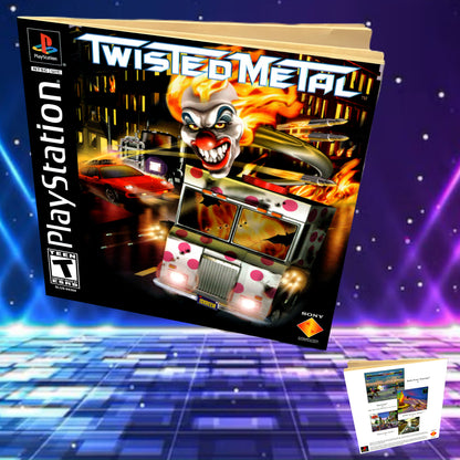 Twisted Metal Jewel Case Version PS1 Custom Manual