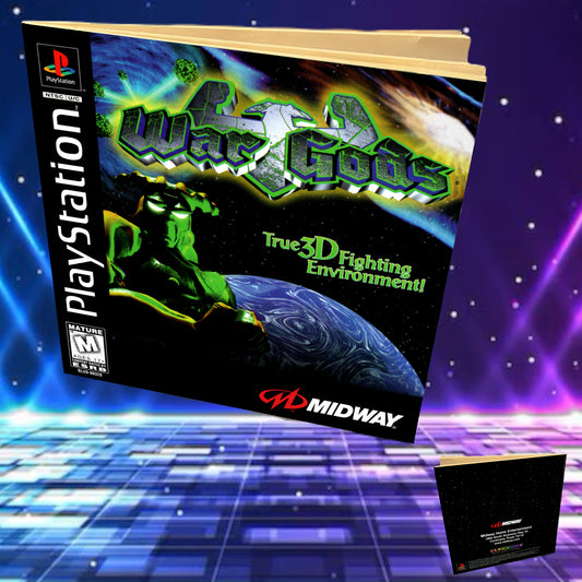 War Gods PS1 Custom Manual