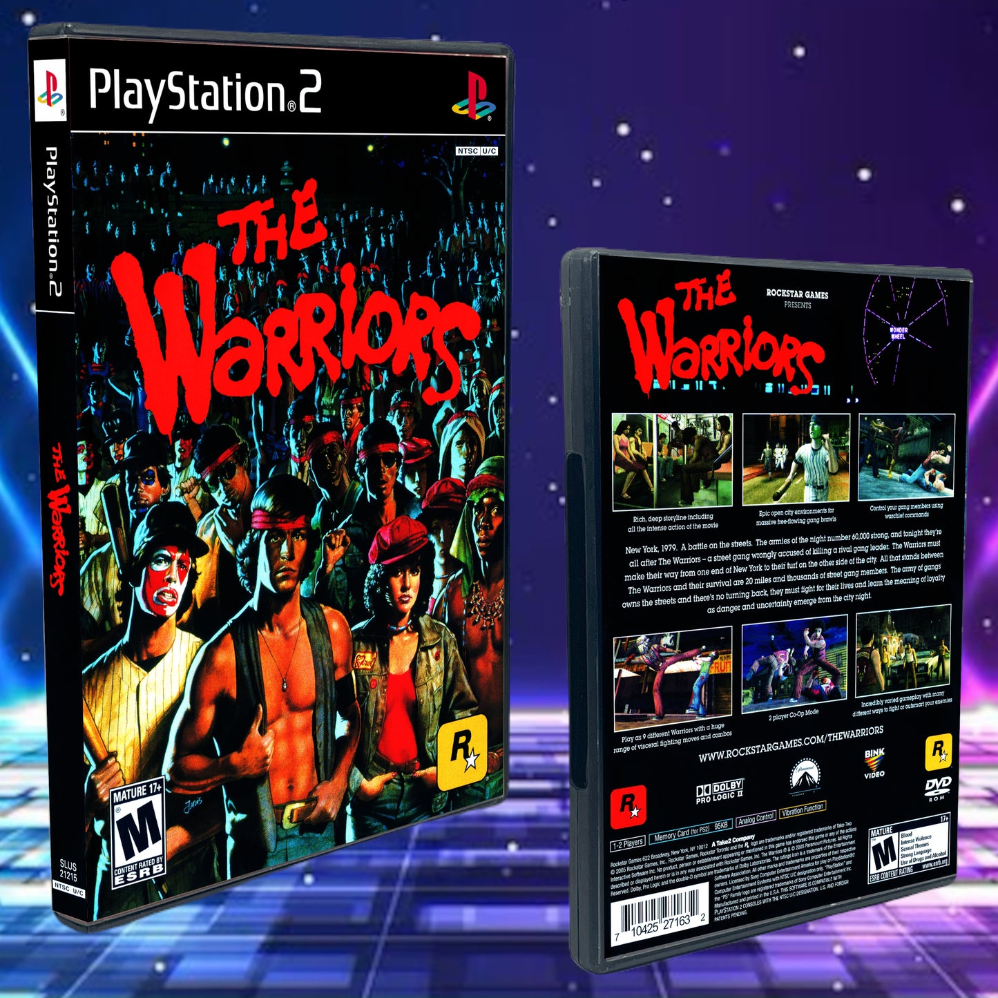 The Warriors PS2 Custom Cover art