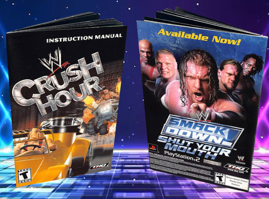 WWE Crush Hour PS2 Custom Manual