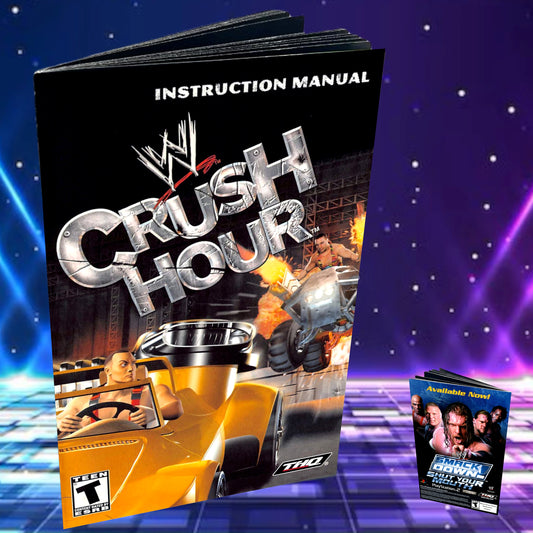 WWE Crush Hour PS2 Custom Manual