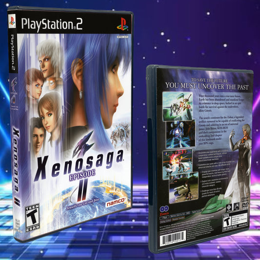 Xenosaga Episode 2 PS2 Custom Cover art
