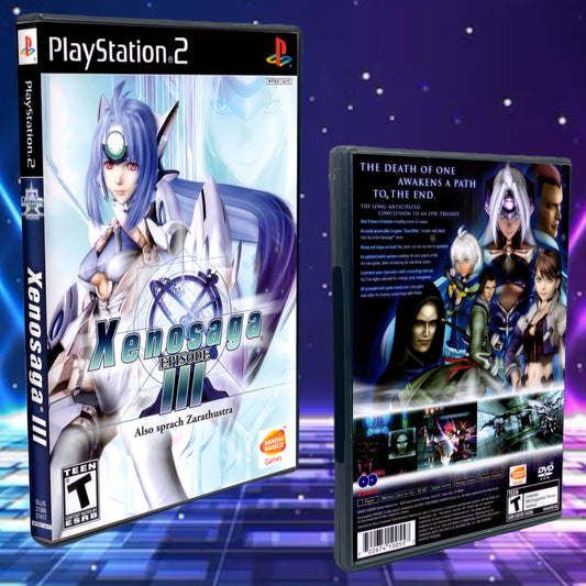 Xenosaga Episode 3 PS2 Custom Cover art