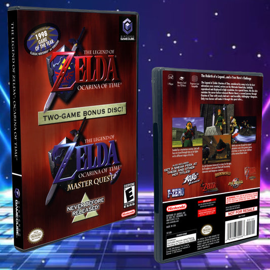 Zelda Ocarina of Time GameCube Custom Cover Art