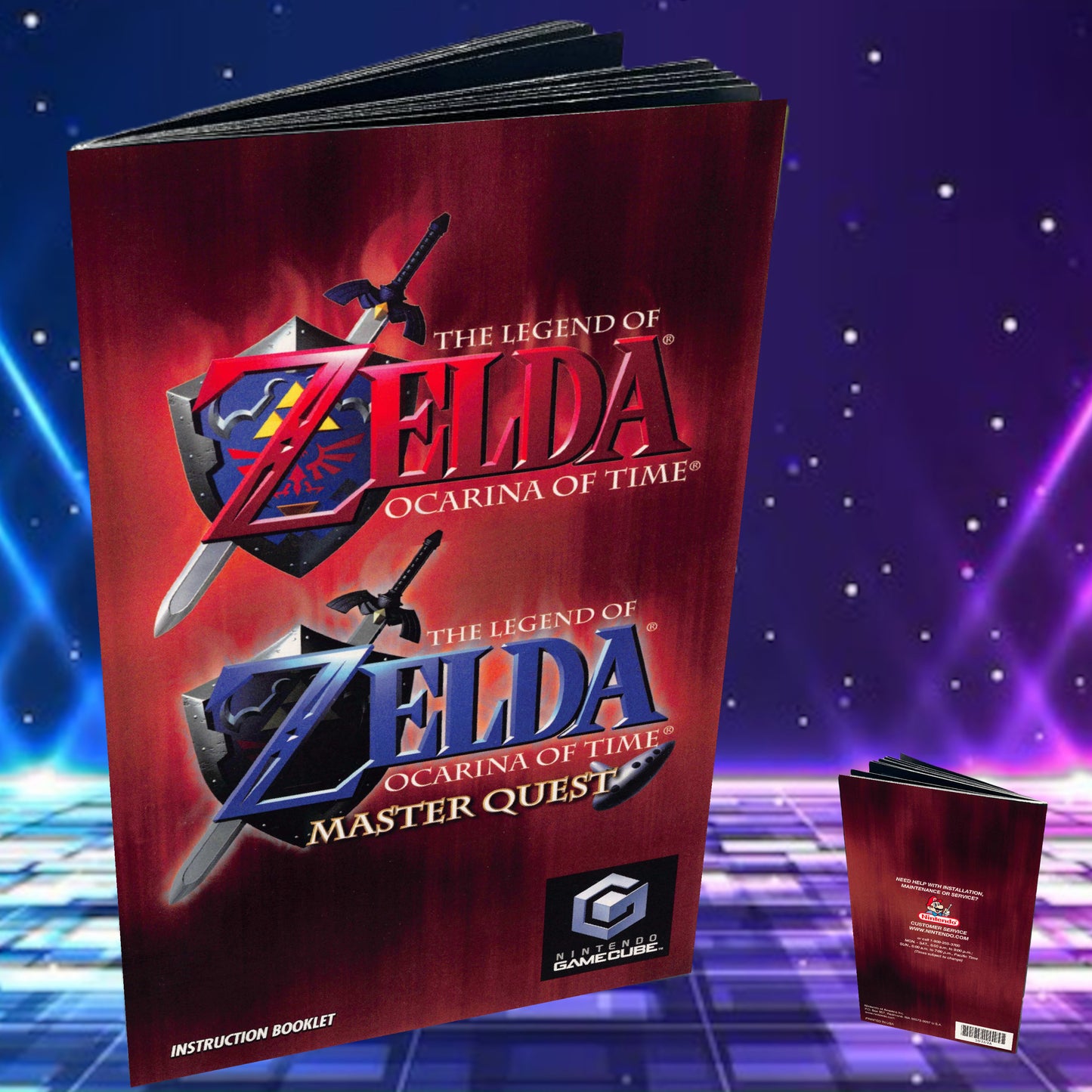 Zelda Ocarina of Time GameCube custom manual