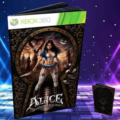 Alice Madness Returns Zenescope Xbox 360 Custom Manual